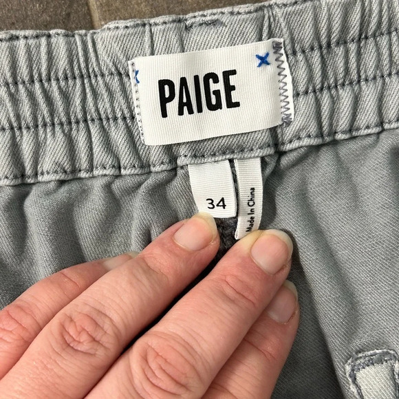 NWOT Paige Christy Straight Leg Cotton Blend Ankle Pants - Picture 13 of 13